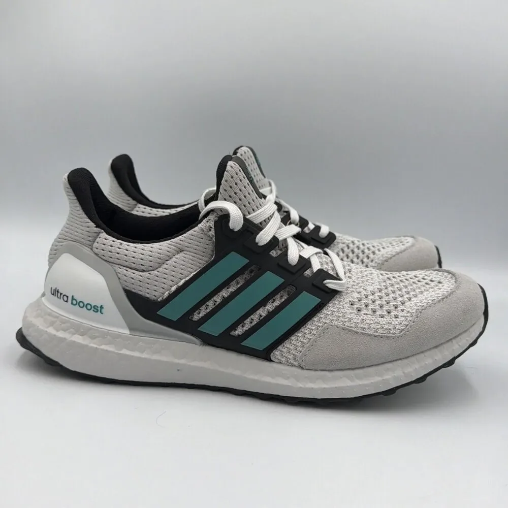 Adidas UltraBoost 1.0 Crystal White Pure Teal Grey Two JQ0823 Men’s Size 8